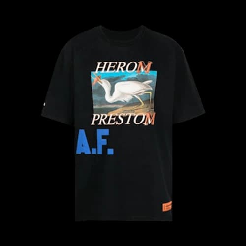 Heron Preston Heron A.F. Short-Sleeve T-Shirt 'Black/Blue'