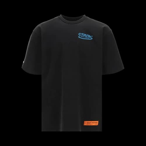 Heron Preston Litho Short-Sleeve T-Shirt 'Black/Blue'