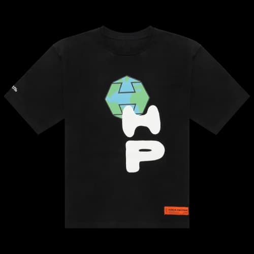 Heron Preston Spray Globe Tee 'Black'