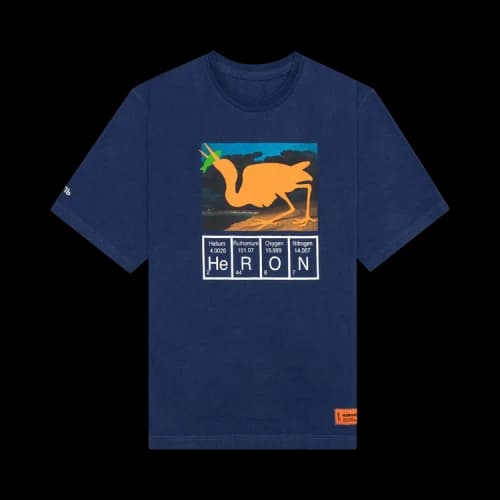 Heron Preston Periodic Table T-Shirt 'Blue/Orange'