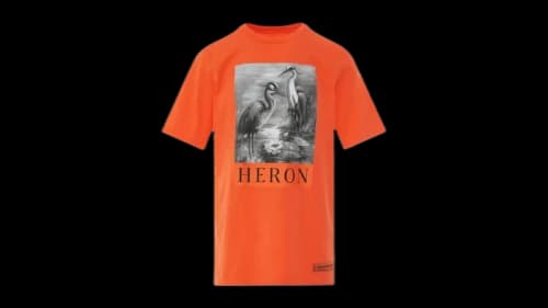 Heron Preston Heron Oversized T-shirt Orange
