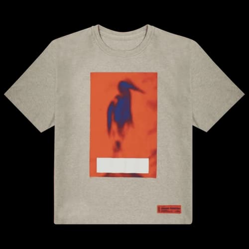 Heron Preston Short-Sleeve Tee OS Noise Censored 'Grey Melange'