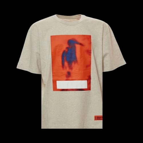Heron Preston Censored Heron Tee 'Grey Melange'