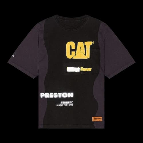 Heron Preston x Caterpillar Power Tee 'Black/Yellow'