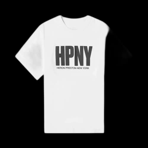 Heron Preston Logo Print T-Shirt 'White'