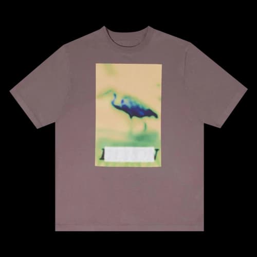 Heron Preston Heron Censored Short-Sleeve Tee 'Grey/Yellow'