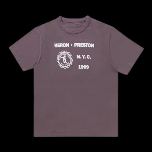 Heron Preston Medieval Heron SS Tee Grey/White