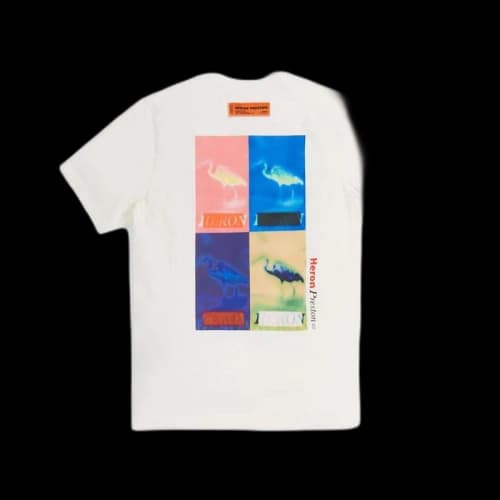 Heron Preston Multi Heron Censored SS Tee White/Multi