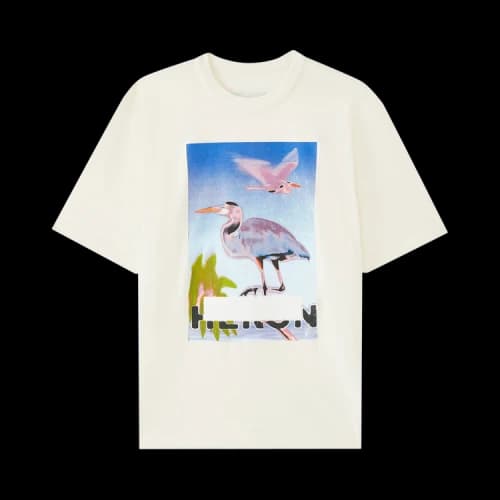 Heron Preston Censored Heron Short-Sleeve Tee 'Ivory/Purple'