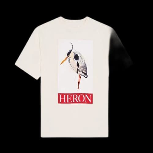 Heron Preston Painted Heron Tee Ivory