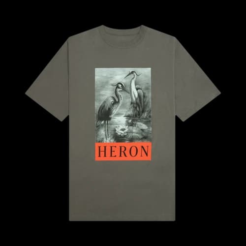 HERON PRESTON Fw22 BW T-shirt 'Grey'