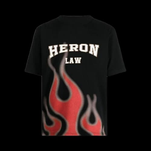 Heron Preston Heron Law Flames Short-Sleeve Tee 'White/Red'