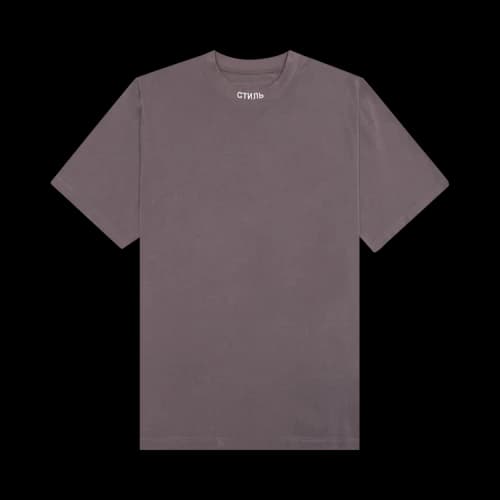 Heron Preston Embroidered Logo T-Shirt 'Grey/White'