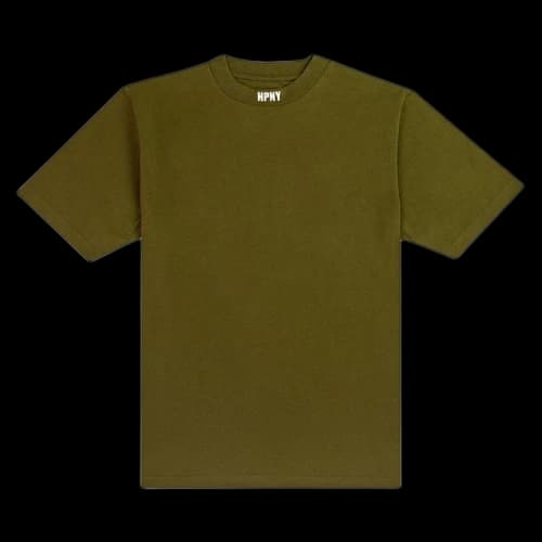 Heron Preston HPNY EMB SS Tee 'Dark Olive/White'