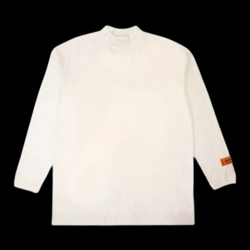 Heron Preston Logo Turtleneck Long-Sleeve T-Shirt 'White'