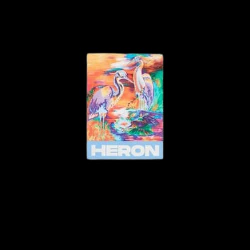 HERON PRESTON bird-print long-sleeved Tee