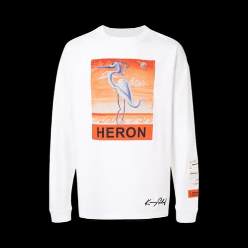 Heron Preston Heron Long-Sleeve T-Shirt 'White'