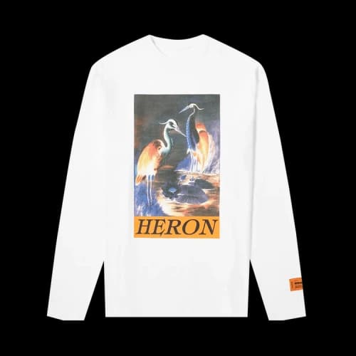 HERON PRESTON Os Heron Times Long Sleeve T-shirt 'White'