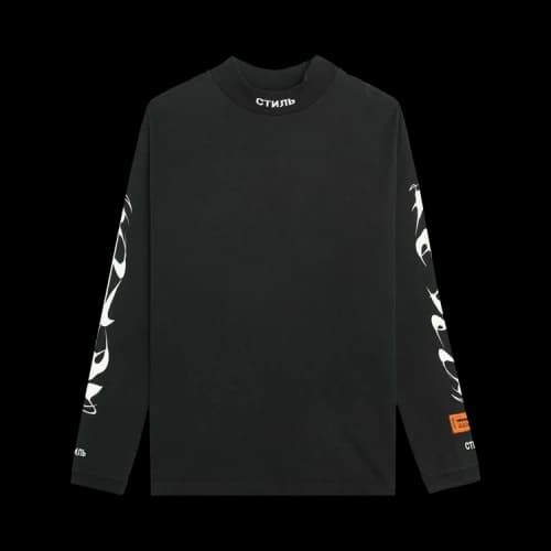 Heron Preston Logo Patch Sweater 'Black'