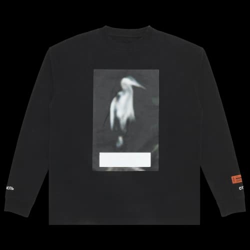 Heron Preston Censored Heron Long-Sleeve Tee 'Black/Grey'