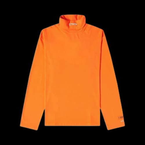 Heron Preston CTNMB Long-Sleeve Rollneck 'Orange'