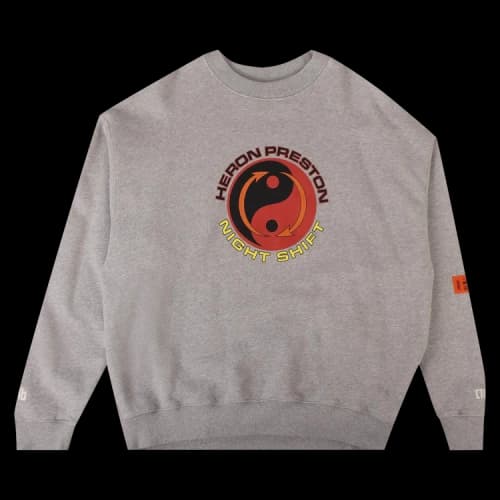 Heron Preston Tao Crewneck Sweatshirt 'Grey'