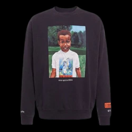 HERON PRESTON Printing Long Sleeves Black