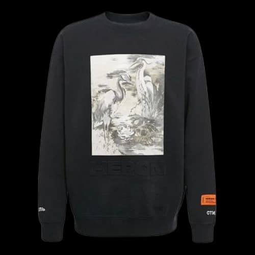 HERON PRESTON Pattern Printing Black