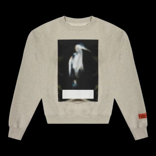 Heron Preston Censored Heron Crewneck 'Grey Melange'