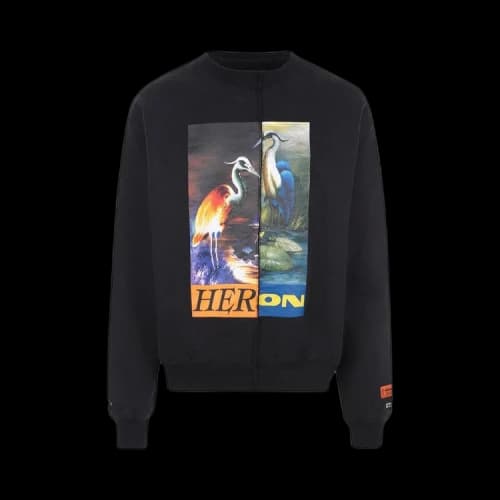 Heron Preston Split Herons Crewneck Black/Multi
