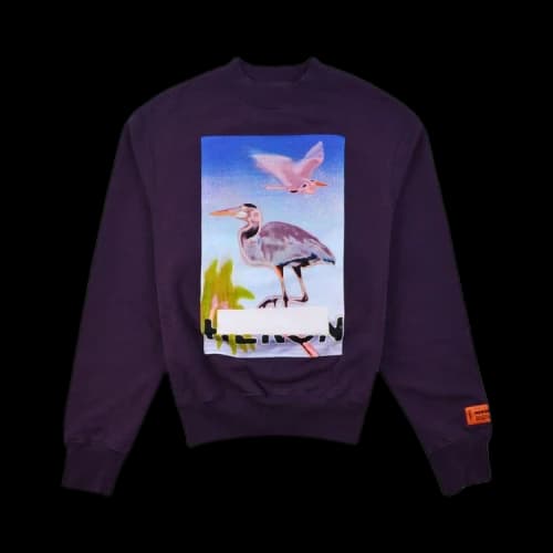 Heron Preston Censored Heron Crewneck 'Purple'