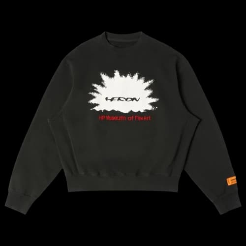 Heron Preston Museum Crewneck 'Black'