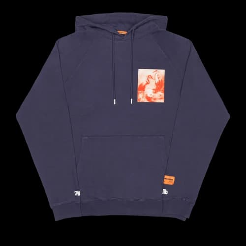 Heron Preston Heron Patch Hoodie 'Dark Blue'