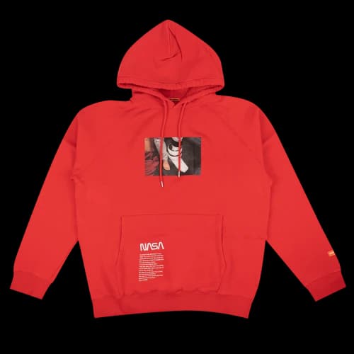 Heron Preston NASA Photo Hooded Sweatshirt 'Red'