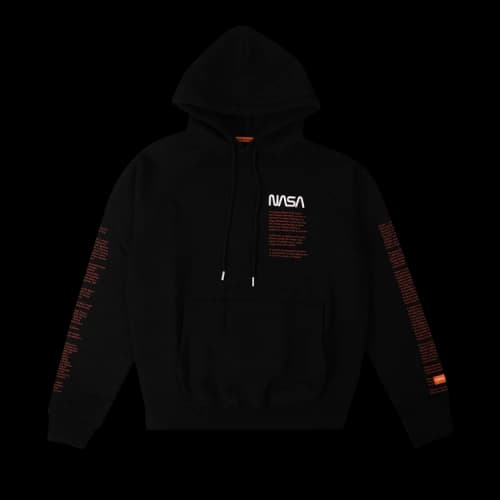 Heron Preston Nasa Raglan Hood 'Black'