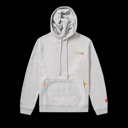 Heron Preston CTNMB Mel Egg.Sweatshirt Hoodie 'Melange Grey'