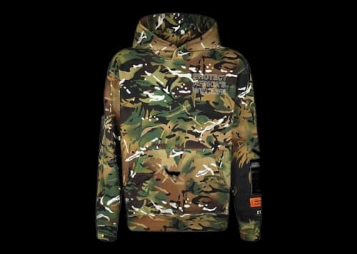 Heron Preston Ministry of Defence Camouflage Hoodie Green/Multi