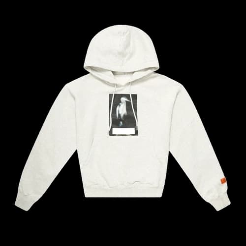 Heron Preston Censored Heron Hoodie 'Grey Melange'