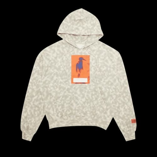 Heron Preston Hoodie Noise Censored 'Beige'