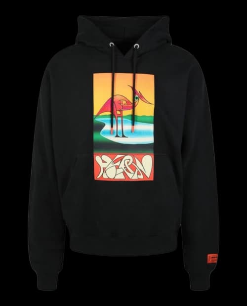 Heron Preston Heron Abstract Hoodie Black