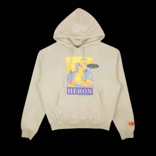 Heron Preston Heron Hoodie 'Grey/Yellow'