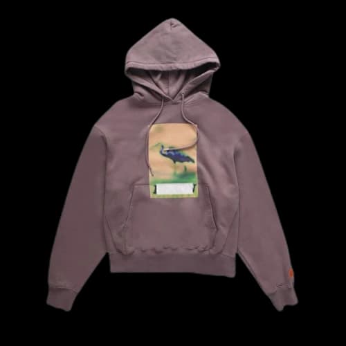 Heron Preston Heron Censored Hoodie 'Grey/Yellow'