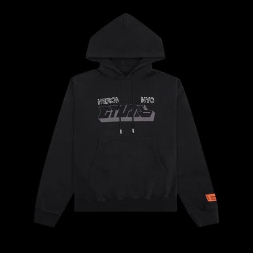 Heron Preston CTNMB Spray Hoodie 'Black/Grey'