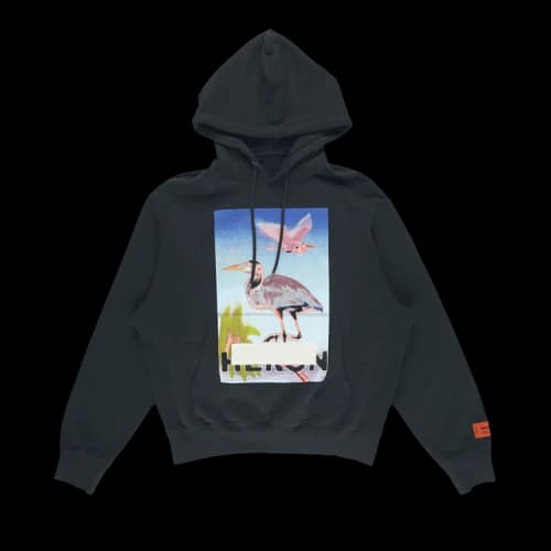 Heron Preston Censored Heron Logo Hoodie Black