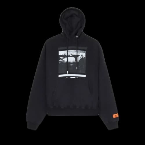 Heron Preston Graphic Print Hoodie 'Black'
