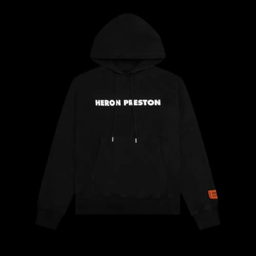 Heron Preston This Is Not Logo Hoodie Black