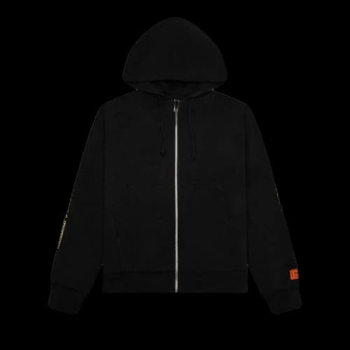 Heron Preston Logo Zip Hoodie 'Black/Red'