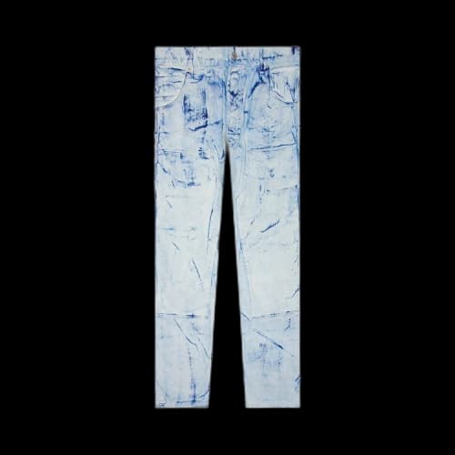 Heron Preston Overdyed Spray Canvas Carpenter Jeans 'Blue'