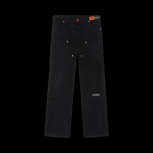 Heron Preston CTNMB Canvas Carpenter Pants 'Black'