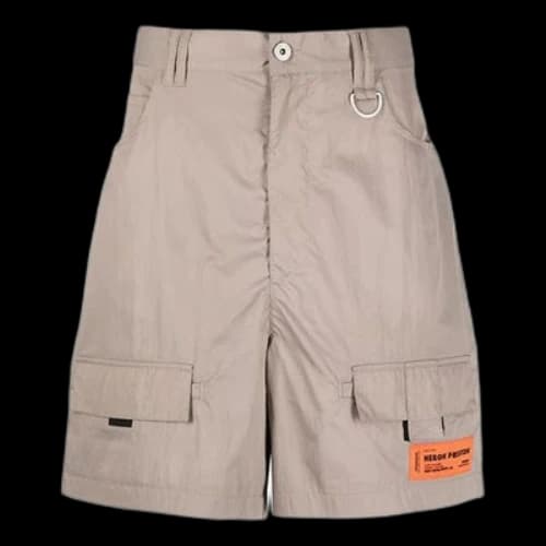 HERON PRESTON SS21 Spray Cotton Shorts 'Khaki'